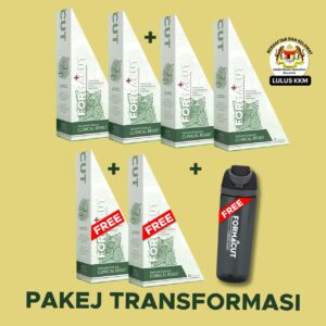 PAKEJ TRANSFORMASI (4 KOTAK + FREE 2 KOTAK + FREE TUMBLER)